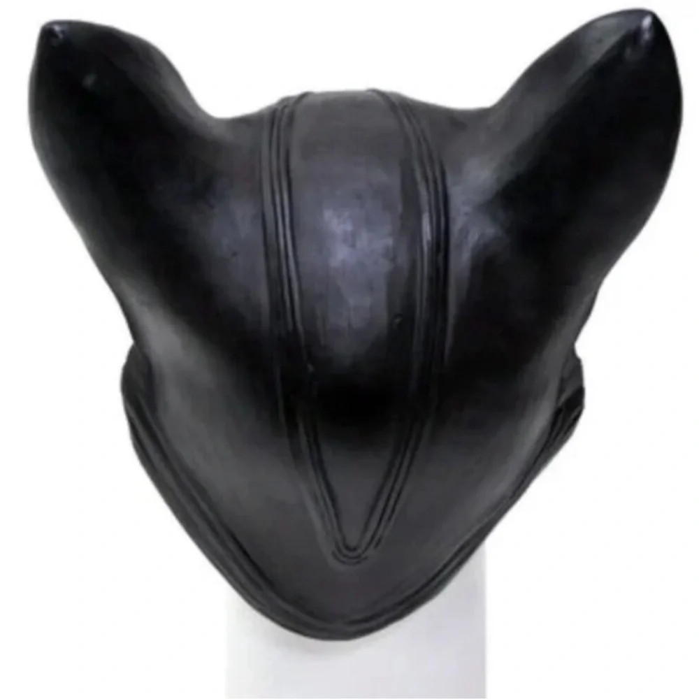 Cat Woman Face Latex Mask Cosplay Batman Catwoman Costume Props Halloween